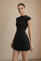 Fioren | Elegant Women's Mini Dress with Pocket