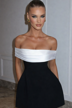 Jessica | Elegant Mini Dress with Modern Bow Detail