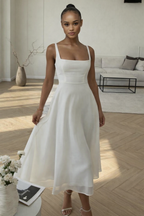 Eva | Women's Elegant Sleeveless Solid Color Dresses