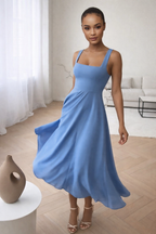 Eva | Women's Elegant Sleeveless Solid Color Dresses