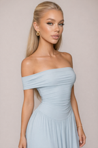 Susan | Timeless Elegant Off-Shoulder Maxi Dress